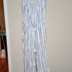 Forever 21 Comtemporary Striped Jumpsuit